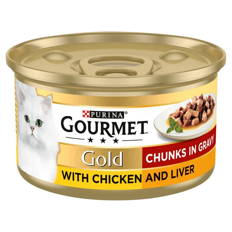 Gourmet Gold Chicken and Liver 85g